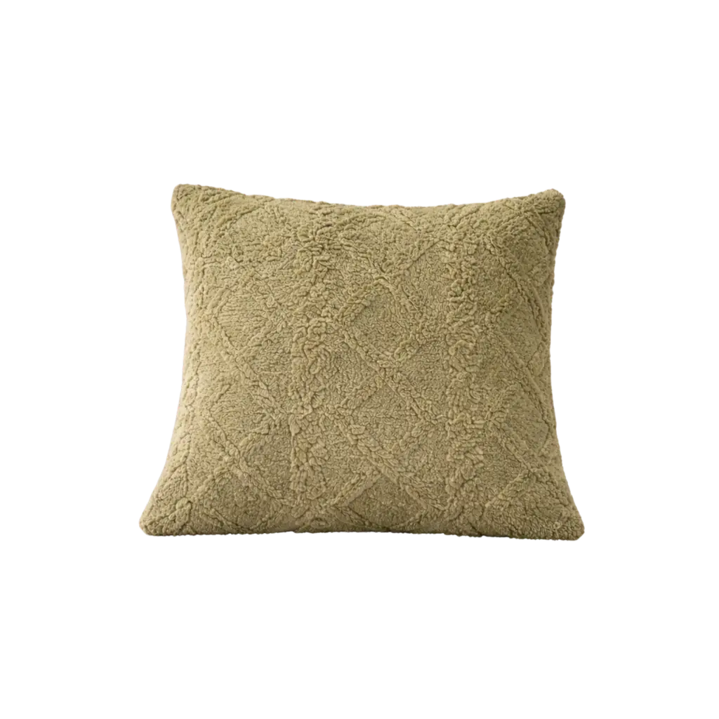 Coussin en polyester (vert sauge)