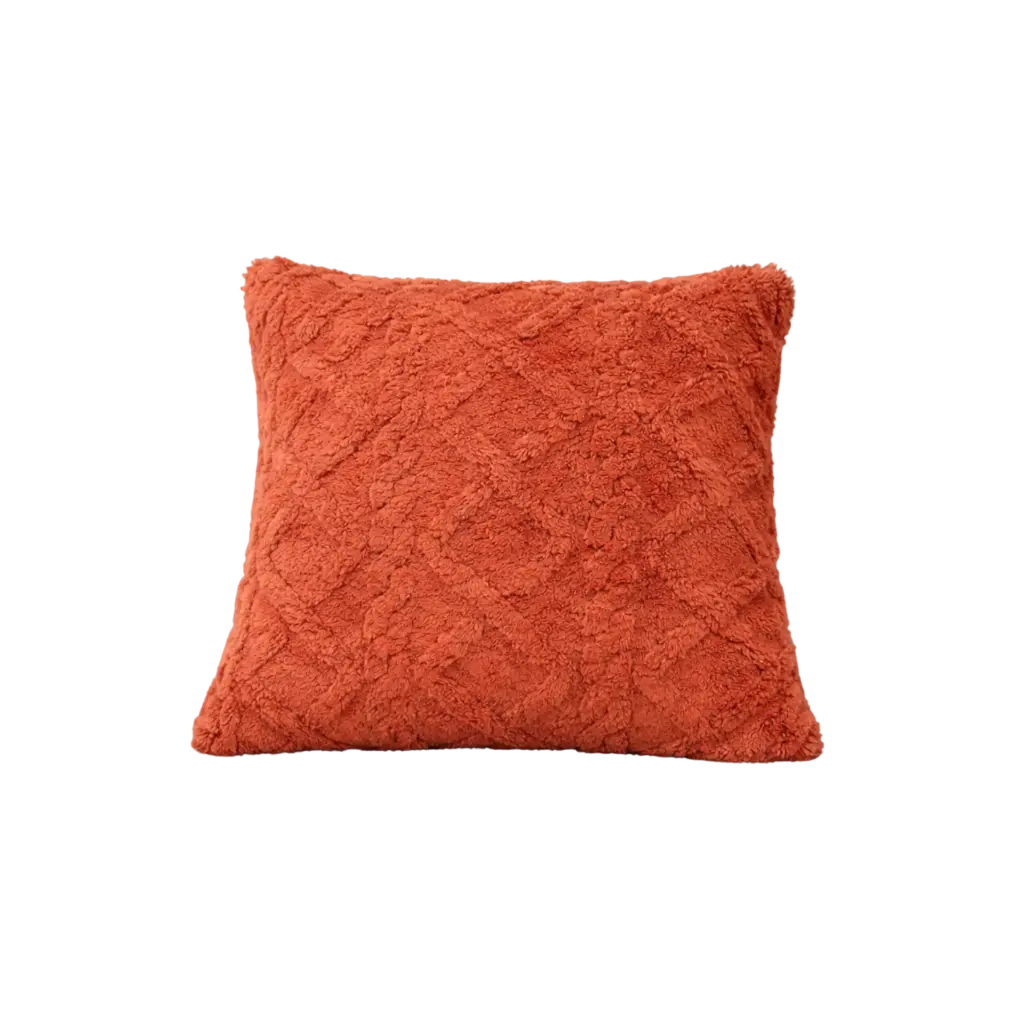 Polyester Cushion (Terracotta)