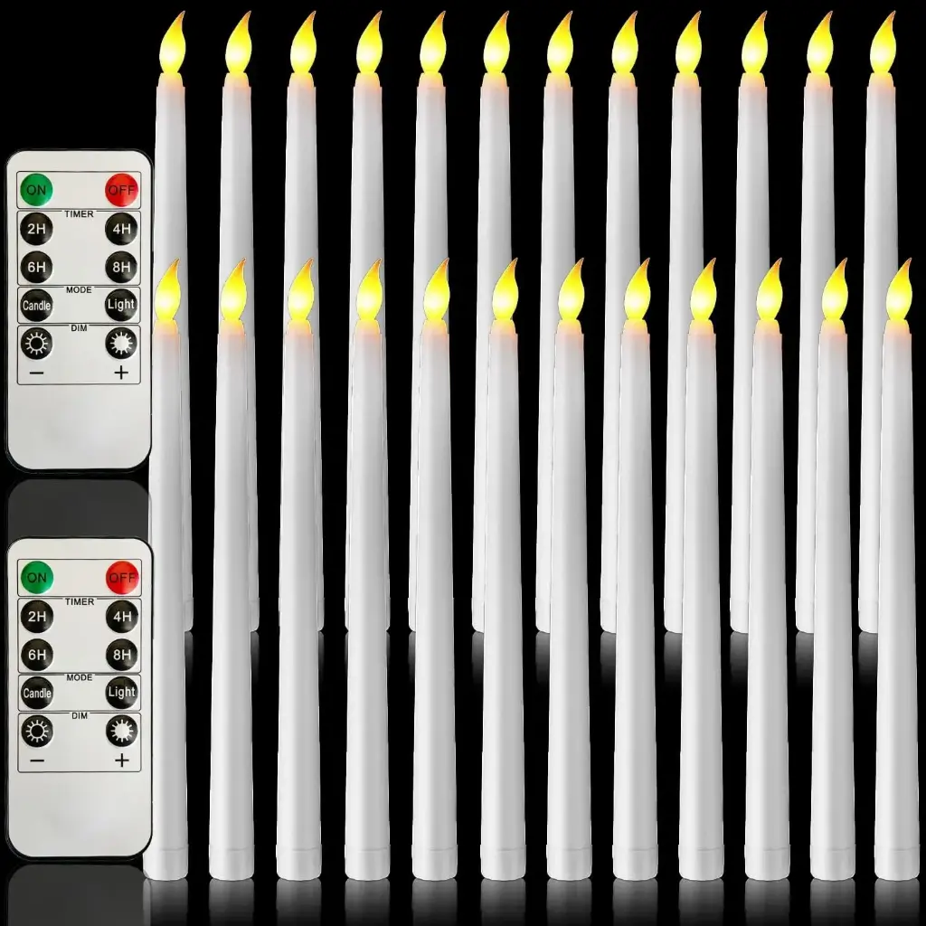 Flameless Taper Candle