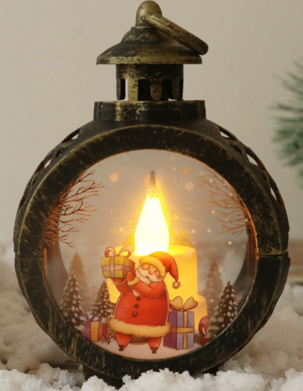 Round Lantern Led Light Ornament