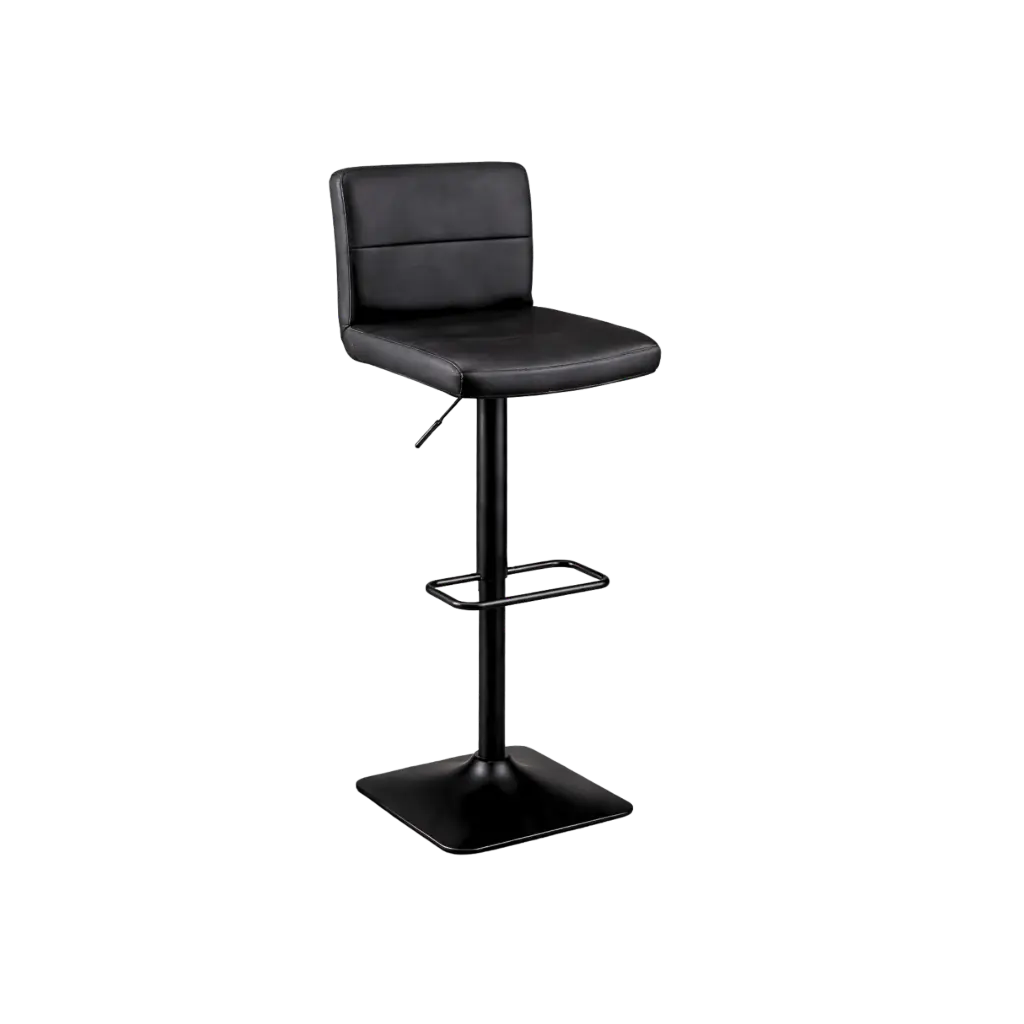 Adjustable Black Leather Chair 
