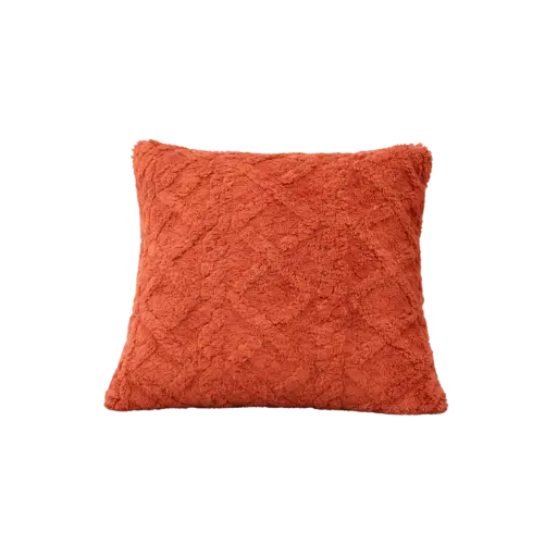[3840434303] Coussin en polyester (terre cuite)