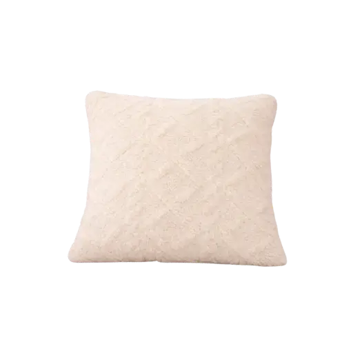 [3840434304] Coussin en polyester (blanc cassé)