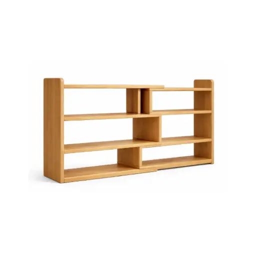 [3410P00301] Étagère rétractable réglable en bois de pin